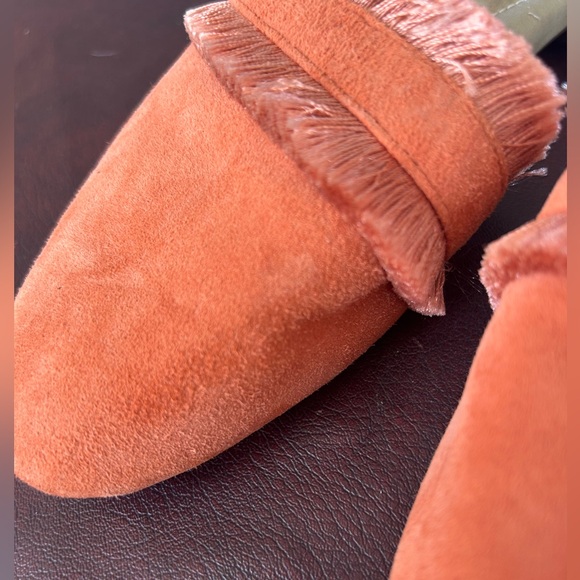 Birdies Ani fringe quilted mule flats. Size 8 - Picture 9 of 14